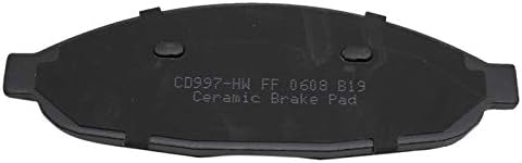 TRQ Front Brake Pads Ceramic Hardware