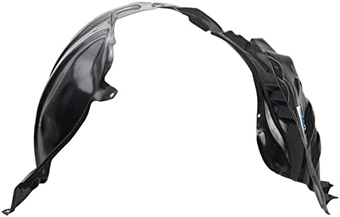 TRQ Front Left Inner Fender Liner Black Drivers Side