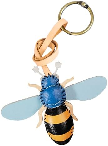 Insects Leather Bag Charm - Unique Purse Charm Keychain for Backpacks