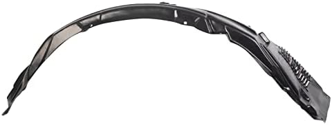 TRQ Front Right Inner Fender Liner Black Passenger Side