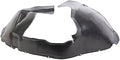 TRQ Front Left Inner Fender Liner Black Drivers Side