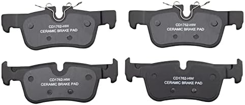 TRQ Rear Ceramic Brake Pad Set