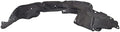 TRQ Front Right Inner Fender Liner Black Passenger Side