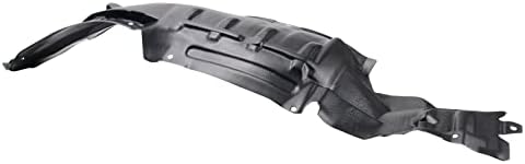 TRQ Front Left Inner Fender Liner Black Drivers Side