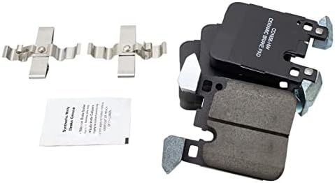 TRQ Rear Ceramic Brake Pad Set