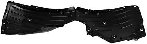TRQ Front Left Inner Fender Liner Black Drivers Side