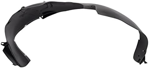 TRQ Front Right Inner Fender Liner Black Passenger Side