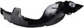 TRQ Front Right Inner Fender Liner Black Passenger Side
