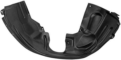 TRQ Front Left Inner Fender Liner Black Drivers Side