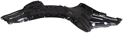 TRQ Front Left Inner Fender Liner Black Drivers Side