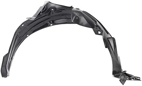 TRQ Front Left Inner Fender Liner Black Drivers Side