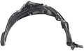 TRQ Front Left Inner Fender Liner Black Drivers Side