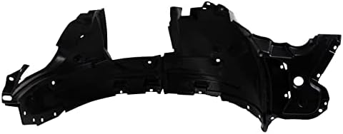 TRQ Front Left Inner Fender Liner Black Drivers Side