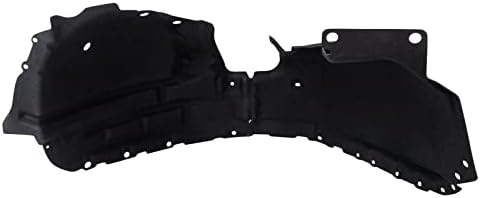 TRQ Front Left Inner Fender Liner Black Drivers Side