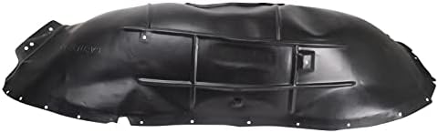 TRQ Front Left Inner Fender Liner Black Drivers Side