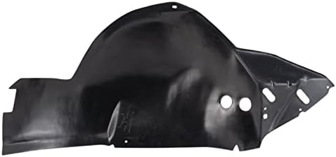 TRQ Front Left Forward Inner Fender Liner Black Drivers Side