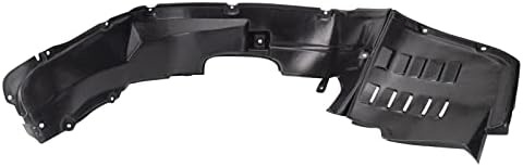 TRQ Front Right Inner Fender Liner Black Passenger Side