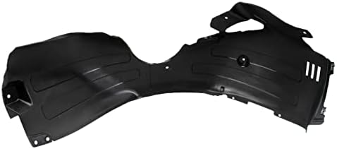 TRQ Front Left Inner Fender Liner Black Drivers Side