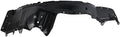TRQ Front Right Inner Fender Liner Black Passenger Side