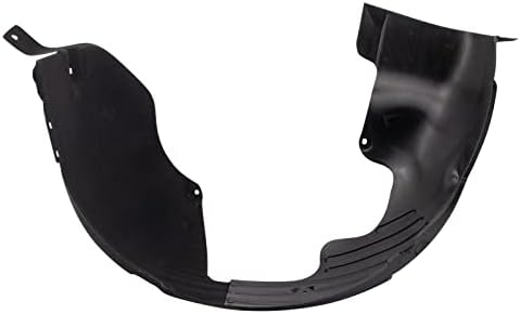 TRQ Front Left Inner Fender Liner Black Drivers Side