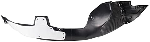 TRQ Front Right Inner Fender Liner Black Passenger Side