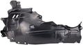 TRQ Front Right Rearward Inner Fender Liner Black Passenger Side