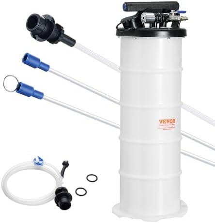 VEVOR 6.5L Pneumatic/Manual Oil Extractor Pump, Fluid Extractor Pump by VEVOR