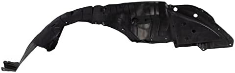 TRQ Front Right Inner Fender Liner Black Passenger Side