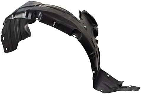 TRQ Front Left Inner Fender Liner Black Drivers Side