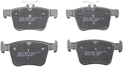 TRQ Rear Premium Posi Ceramic Disc Brake Pad Kit Set