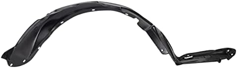 TRQ Front Left Inner Fender Liner Black Drivers Side