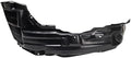 TRQ Front Left Inner Fender Liner Black Drivers Side