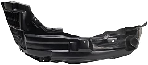 TRQ Front Left Inner Fender Liner Black Drivers Side