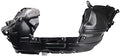 TRQ Front Left Inner Fender Liner Black Drivers Side