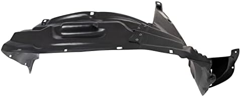TRQ Front Right Inner Fender Liner Black Passenger Side