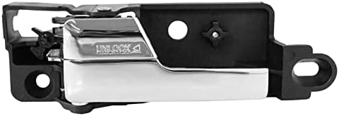 TRQ Metal Reinforced Left & Right Interior Door Handle Set Rear Driver