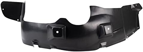 TRQ Front Left Inner Fender Liner Black Drivers Side