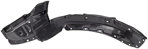 TRQ Front Right Inner Fender Liner Black Passenger Side