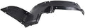 TRQ Front Right Inner Fender Liner Black Passenger Side