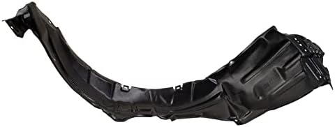 TRQ Front Right Inner Fender Liner Black Passenger Side