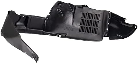 TRQ Front Left Inner Fender Liner Black Drivers Side