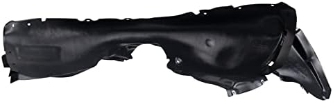 TRQ Front Right Inner Fender Liner Black Passenger Side
