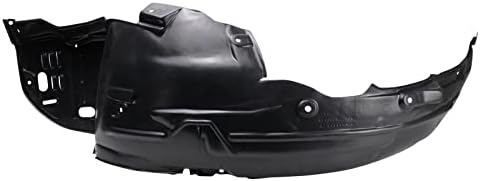 TRQ Front Left Inner Fender Liner Black Drivers Side