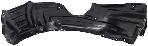 TRQ Front Right Inner Fender Liner Black Passenger Side