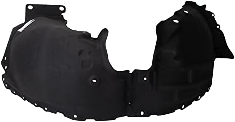 TRQ Front Left Inner Fender Liner Black Drivers Side