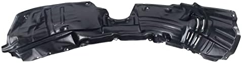 TRQ Front Left Inner Fender Liner Black Drivers Side