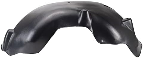 TRQ Front Left Inner Fender Liner Black Drivers Side