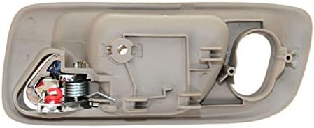 TRQ Beige Front Interior Door Handle Pair Set