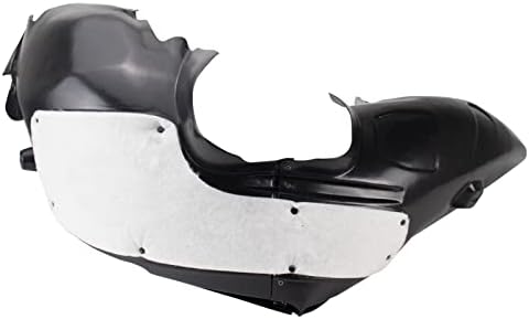 TRQ Front Right Inner Fender Liner Black Passenger Side