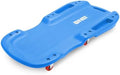 DNA Motoring 38 Inches Low Profile Plastic Rolling Garage Shop Floor Creeper with Side Pockets & 6pcs Casters, Blue, TOOLS-00391 by DNAMOTORING